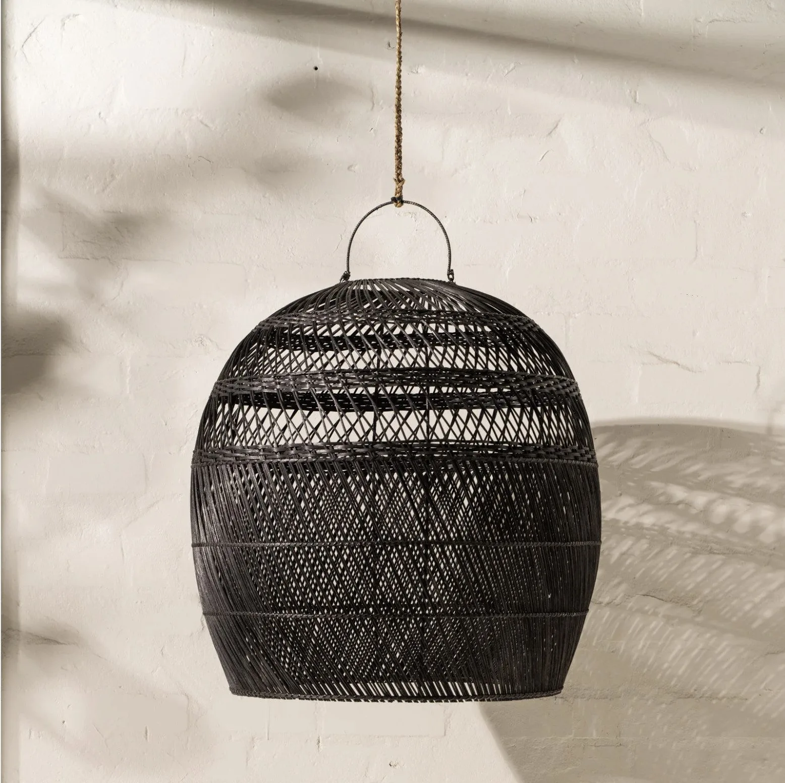 Rattan pendant light